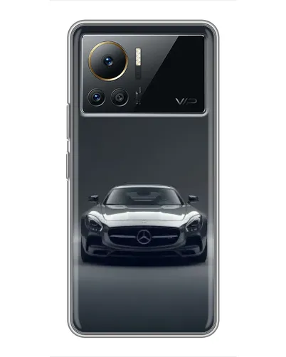 Чехол для Infinix Note 12 2023 с картинкой «Mercedes на черном» Чехол для Infinix Note 12 2023 с картинкой «Mercedes на черном»