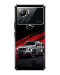 Чехол для Infinix Note 12 2023 с картинкой «Mercedes G-Class красный»