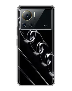 Чехол для Infinix Note 12 2023 с картинкой «Audi — абстрактные кольца»