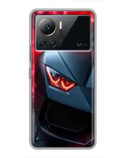 Чехол для Infinix Note 12 2023 с картинкой «Lamborghini красное сияние»