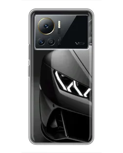 Чехол для Infinix Note 12 2023 с картинкой «Lamborghini фары детализация»