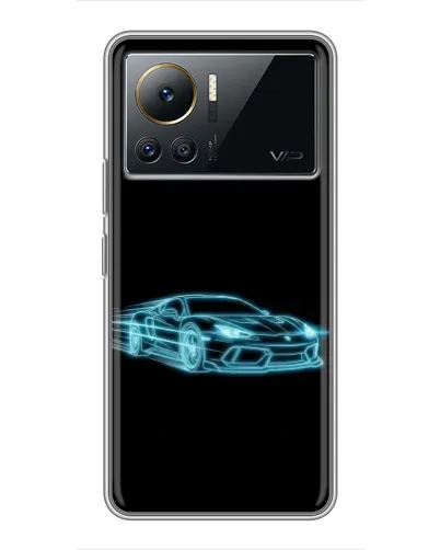 Чехол для Infinix Note 12 2023 с картинкой «Неоновый контур Lamborghini» Чехол для Infinix Note 12 2023 с картинкой «Неоновый контур Lamborghini»