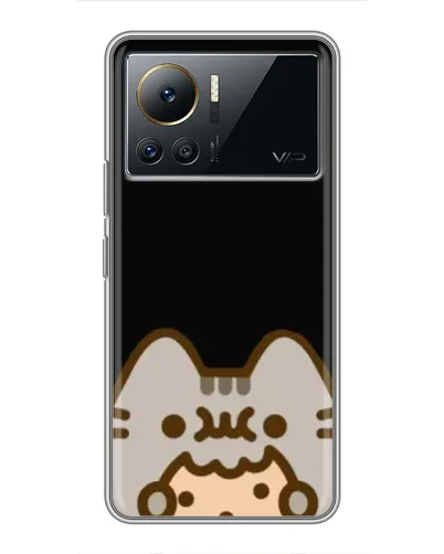 Чехол для Infinix Note 12 2023 с картинкой «Пушин на черном» Чехол для Infinix Note 12 2023 с картинкой «Пушин на черном»