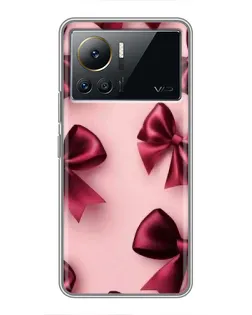 Чехол для Infinix Note 12 2023 с картинкой «Бордовый атлас»