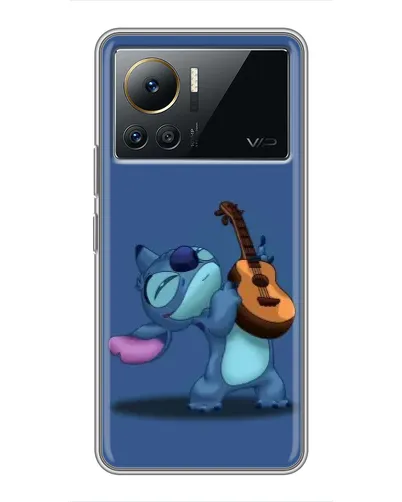 Чехол для Infinix Note 12 2023 с картинкой «Стич с укулеле»