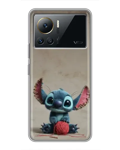 Чехол для Infinix Note 12 2023 с картинкой «Стич на коричневом фоне»