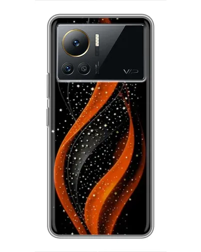 Чехол для Infinix Note 12 2023 с картинкой «Огненная звездная волна»