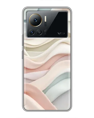 Чехол для Infinix Note 12 2023 с картинкой «Пастельные нежные волны»