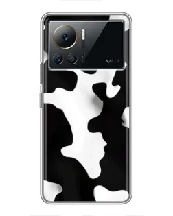 Чехол для Infinix Note 12 2023 с картинкой «Черно-белое пятно»