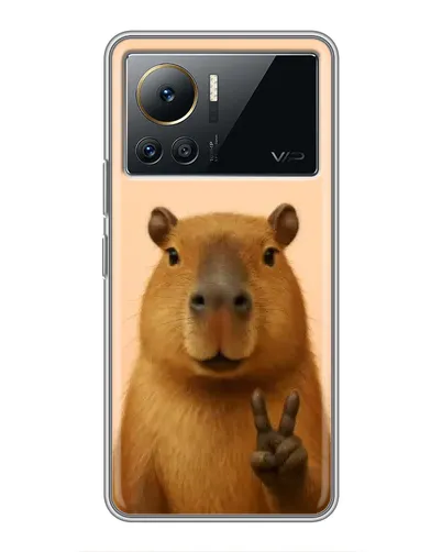 Чехол для Infinix Note 12 2023 с картинкой «Капибара виктория» Чехол для Infinix Note 12 2023 с картинкой «Капибара виктория»