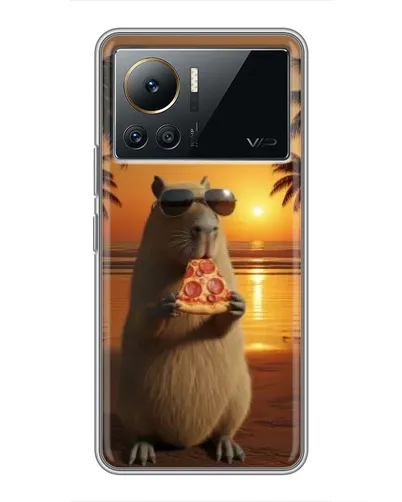 Чехол для Infinix Note 12 2023 с картинкой «Капибара с пиццей» Чехол для Infinix Note 12 2023 с картинкой «Капибара с пиццей»