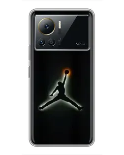 Чехол для Infinix Note 12 Pro (4G) с картинкой «Jordan Gradient Logo»