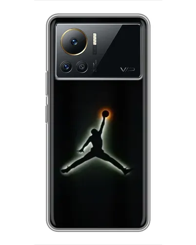 Чехол для Infinix Note 12 Pro (4G) с картинкой «Jordan Gradient Logo»