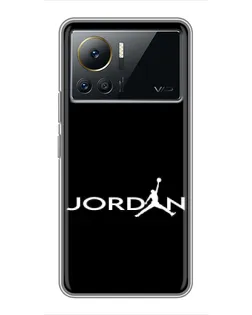 Чехол для Infinix Note 12 Pro (4G) с картинкой «Jordan White Logo»