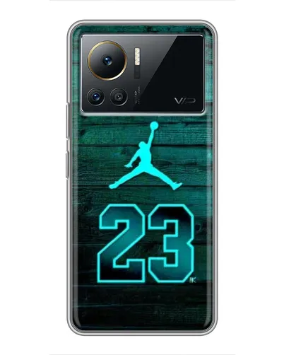 Чехол для Infinix Note 12 Pro (4G) с картинкой «Jordan Cyan 23»