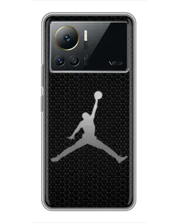 Чехол для Infinix Note 12 Pro (4G) с картинкой «Jordan Dark Carbon»