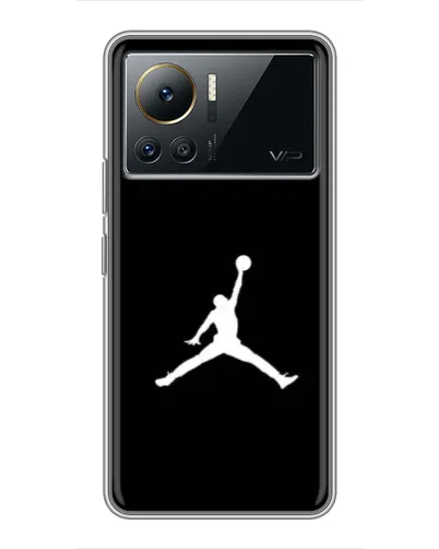 Чехол для Infinix Note 12 Pro (4G) с картинкой «Jordan Silhouette»