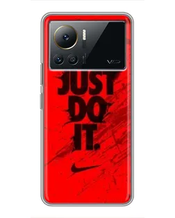 Чехол для Infinix Note 12 Pro (4G) с картинкой «Nike Just Do It»