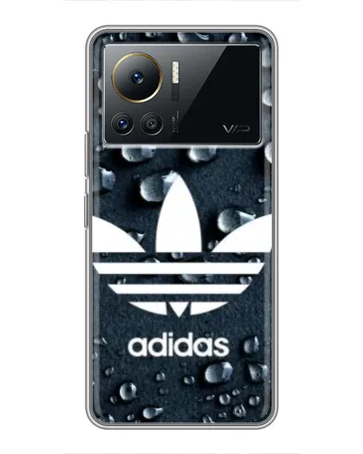 Чехол для Infinix Note 12 Pro (4G) с картинкой «Adidas Trefoil Blue»