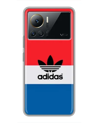 Чехол для Infinix Note 12 Pro (4G) с картинкой «Ретро блоки Adidas»