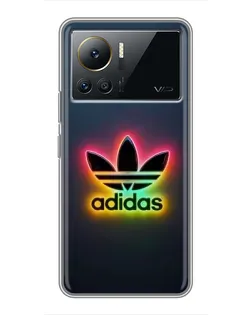 Чехол для Infinix Note 12 Pro (4G) с картинкой «Неоновый Adidas»
