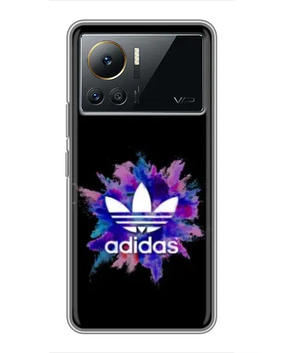 Чехол для Infinix Note 12 Pro (4G) с картинкой «Взрыв красок Adidas»
