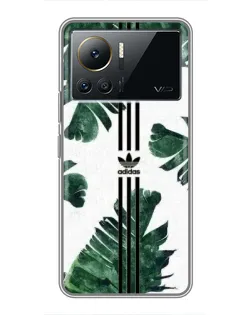 Чехол для Infinix Note 12 Pro (4G) с картинкой «Пальмовые листья адидас»