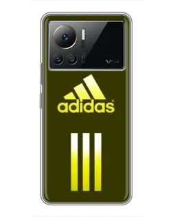 Чехол для Infinix Note 12 Pro (4G) с картинкой «Оливковый градиент Adidas»
