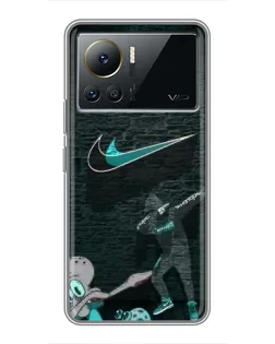 Чехол для Infinix Note 12 Pro (4G) с картинкой «Спортивный арт Nike»