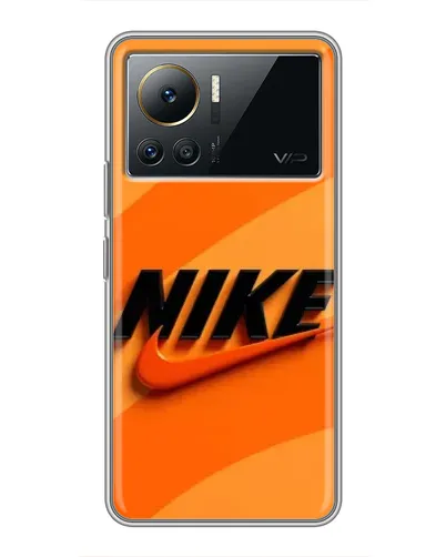 Чехол для Infinix Note 12 Pro (4G) с картинкой «Оранжевый драйв Nike»