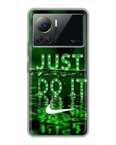 Чехол для Infinix Note 12 Pro (4G) с картинкой «Зеленый неоновый Nike»