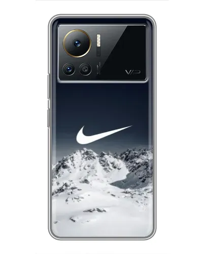 Чехол для Infinix Note 12 Pro (4G) с картинкой «Nike — зимние горы»