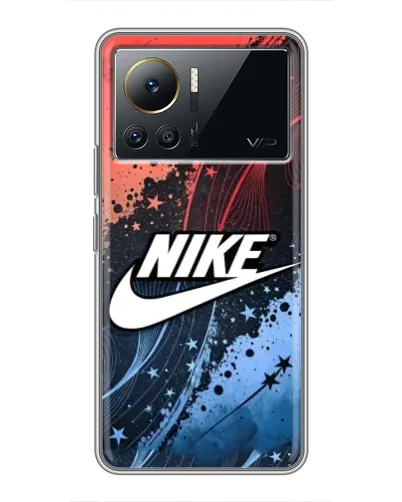 Чехол для Infinix Note 12 Pro (4G) с картинкой «Градиентный принт Найк»