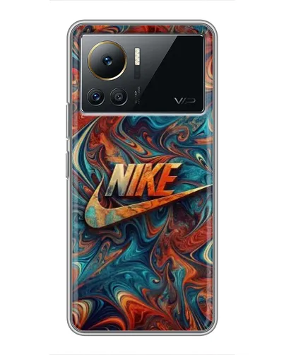 Чехол для Infinix Note 12 Pro (4G) с картинкой «Nike в абстракции»