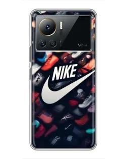 Чехол для Infinix Note 12 Pro (4G) с картинкой «Коллекция кроссовок Nike»