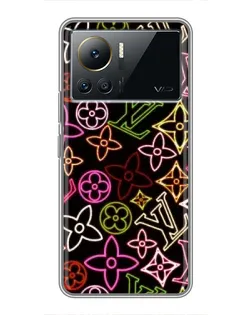 Чехол для Infinix Note 12 Pro (4G) с картинкой «Неоновый микс Nike»