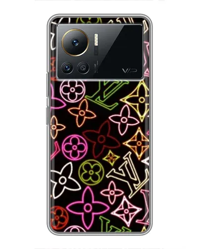 Чехол для Infinix Note 12 Pro (4G) с картинкой «Неоновый микс Nike» Чехол для Infinix Note 12 Pro (4G) с картинкой «Неоновый микс Nike»