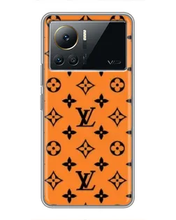 Чехол для Infinix Note 12 Pro (4G) с картинкой «Оранжевый стиль LV»