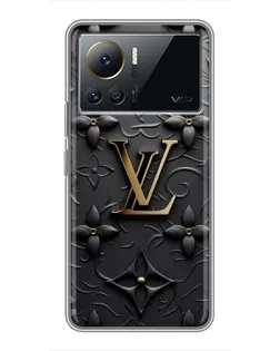 Чехол для Infinix Note 12 Pro (4G) с картинкой «Кожаная текстура LV»
