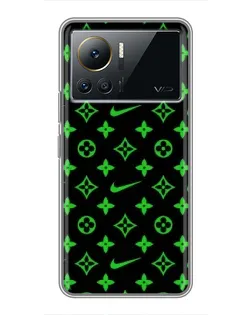 Чехол для Infinix Note 12 Pro (4G) с картинкой «Неоновый принт LV»
