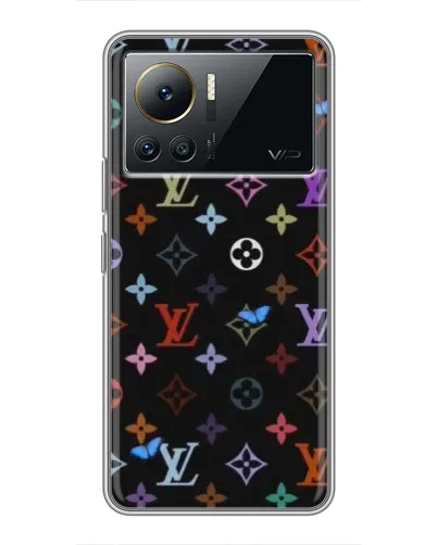 Чехол для Infinix Note 12 Pro (4G) с картинкой «Цветная монограмма LV» Чехол для Infinix Note 12 Pro (4G) с картинкой «Цветная монограмма LV»