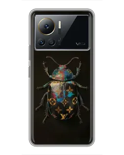 Чехол для Infinix Note 12 Pro (4G) с картинкой «LV — мраморный принт»
