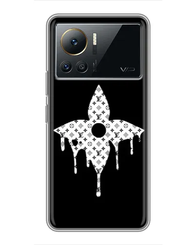Чехол для Infinix Note 12 Pro (4G) с картинкой «Цветочная монограмма» Чехол для Infinix Note 12 Pro (4G) с картинкой «Цветочная монограмма»