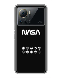 Чехол для Infinix Note 12 Pro (4G) с картинкой «NASA — технический принт» Чехол для Infinix Note 12 Pro (4G) с картинкой «NASA — технический принт»