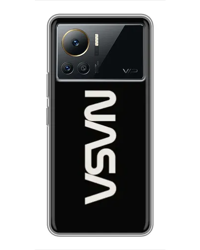 Чехол для Infinix Note 12 Pro (4G) с картинкой «NASA — вертикальный логотип» Чехол для Infinix Note 12 Pro (4G) с картинкой «NASA — вертикальный логотип»