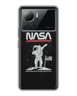 Чехол для Infinix Note 12 Pro (4G) с картинкой «NASA — шагаем по Луне» Чехол для Infinix Note 12 Pro (4G) с картинкой «NASA — шагаем по Луне»