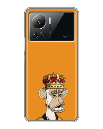 Чехол для Infinix Note 12 Pro (4G) с картинкой «Золотая обезьяна Bored Ape»