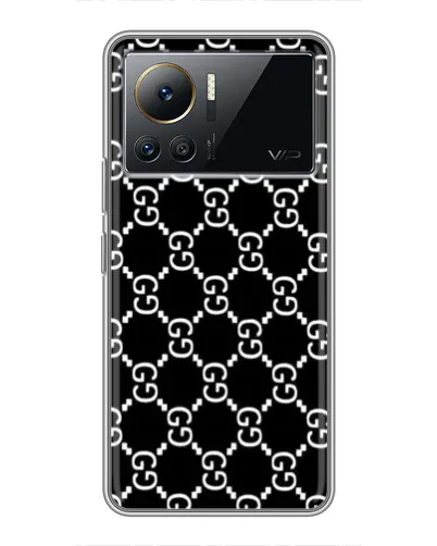 Чехол для Infinix Note 12 Pro (4G) с картинкой «Gucci — сетчатый паттерн»