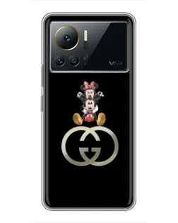 Чехол для Infinix Note 12 Pro (4G) с картинкой «Минни Маус на лого»