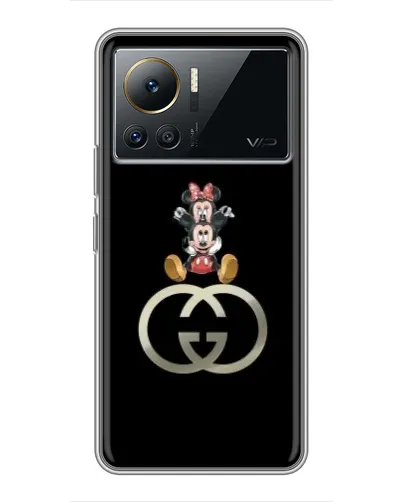 Чехол для Infinix Note 12 Pro (4G) с картинкой «Минни Маус на лого»